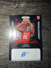2023-24 Panini Prizm - Sensational Signatures Adama Sanogo #SS-AO (AU, RC)