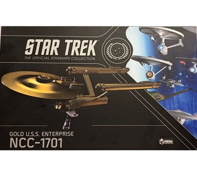Eaglemoss SSSEN632 Star Trek Enterprise NCC-1701 XL - Gold with Box