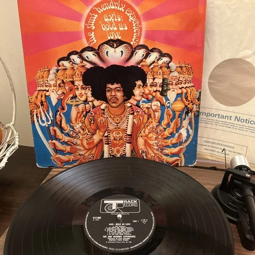 JIMI HENDRIX EXPERIENCE Axis Bold As Love LP 1967 Track 612003 MONO A1 B1 VG+/G