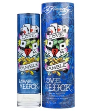 Ed Hardy Love & Luck by Christian Audigier 3.4oz EDT for Men NEW SEALED BOX