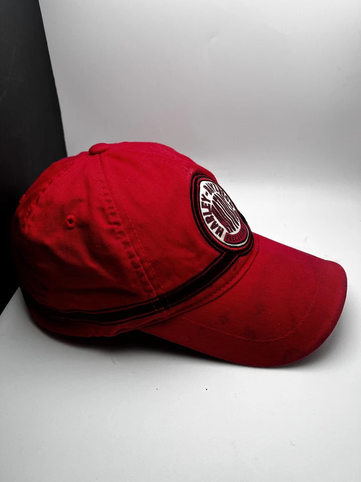 Gorra ajustada Harley-Davidson para hombre grande XL roja parche bordado motocicleta Foto 3 de 4