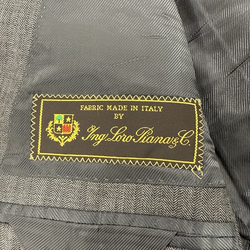 Brooks Brothers Loro Piana Blazer Herren 45R Grau Fischgrät Wolle 1818 Regent - Bild 10 von 13