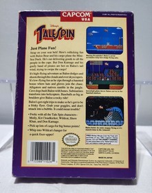 Disney Talespin Nintendo NES Game Cartridge With Box And Sleeve