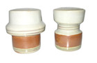 Iron Mountain Stoneware Whispering Pines Tall 5 & 8 Hole Salt & Pepper Shaker — photo 1