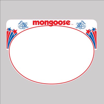 Mongoose Pro Plate - decal