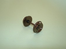 10x H0 Gleichstrom Radsatz/Achsen Lkdm: 11,0mm; Achslänge: 24,4mm einsei.isol.DC