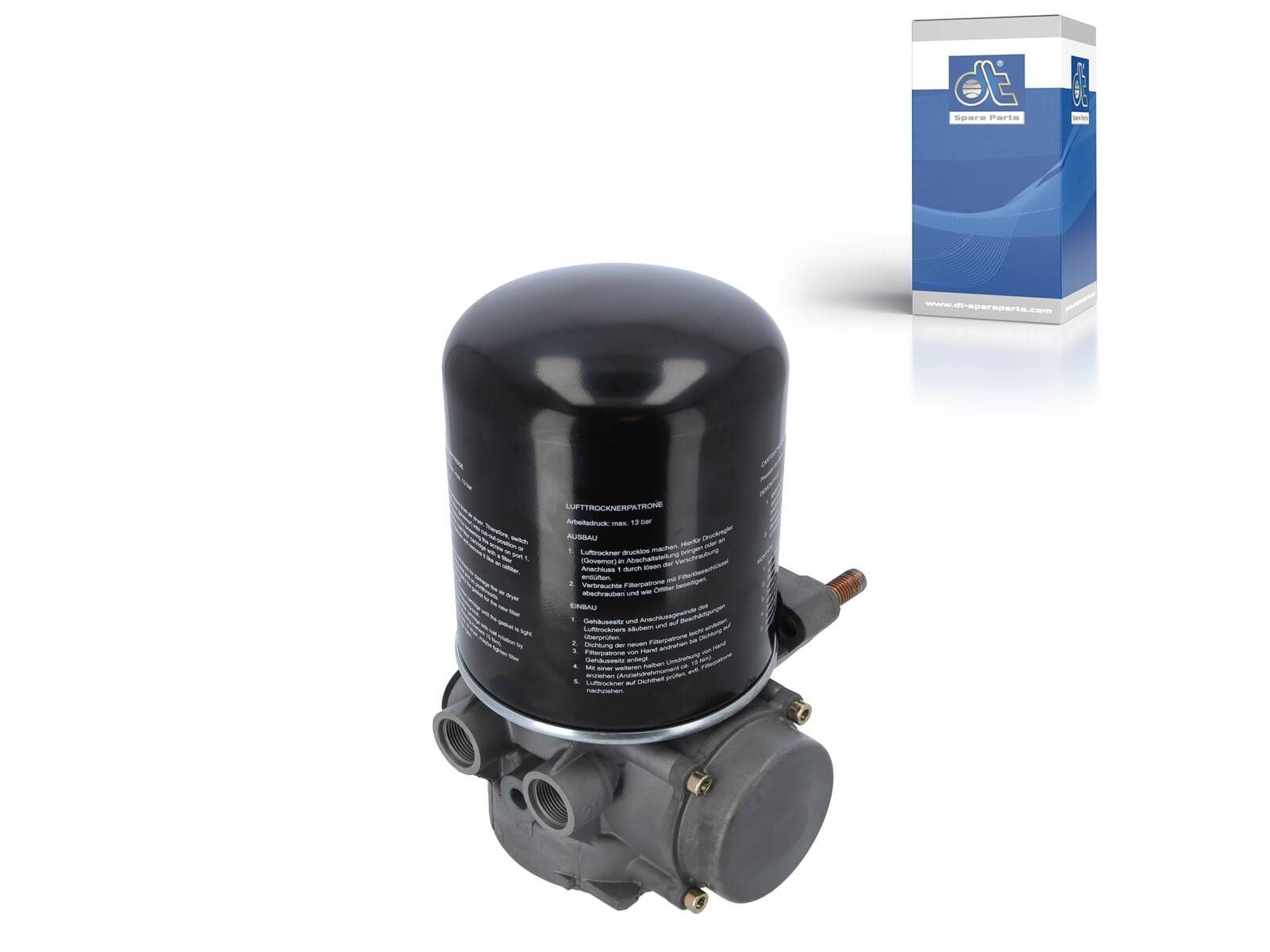 Déssiccateur DT Spare Parts contre le gel des freins M12 M22 M27 12,5 bar