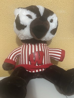 Build-A-Bear Bucky Badger 16'' Plush University of Wisconsin Sports Mascot
