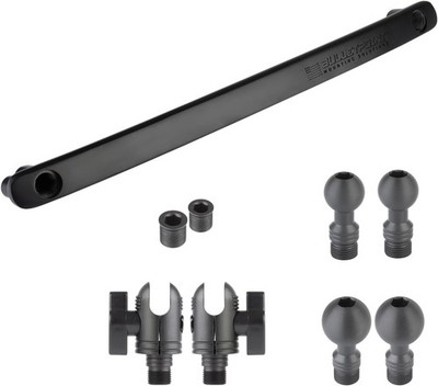 Bulletpoint Mounting Solutions Metal Grab Bar Insert Replacement with 2 Black 