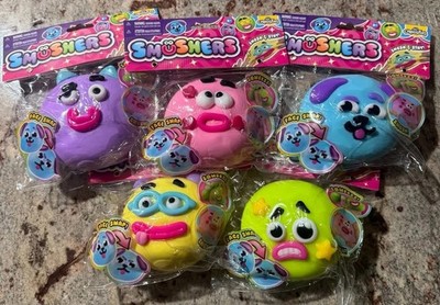 Viral Smushers Face Swap, Jumbo Shark, Duck & Squishmallow Gelli Gel Squishy's