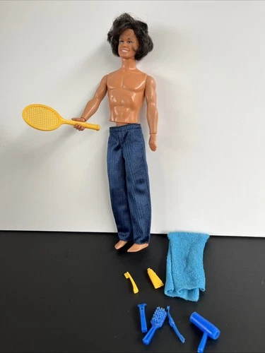VINTAGE Mattel 1979 Sport and Shave Ken Doll #1294 Rooted Hair Loose Body Pants