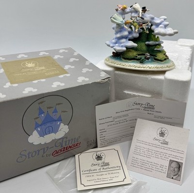 Disney Figurine ''Straight On Til Morning'' OLSZEWSKI Story-Time Peter Pan Flying