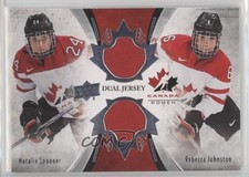 2016 Upper Deck Team Canada Juniors Natalie Spooner Rebecca Johnston 0d7y