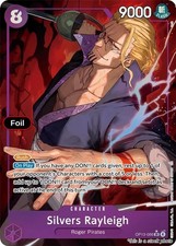 Silvers Rayleigh (Alternate Art) Foil [OP13 - OP13-066] NM
