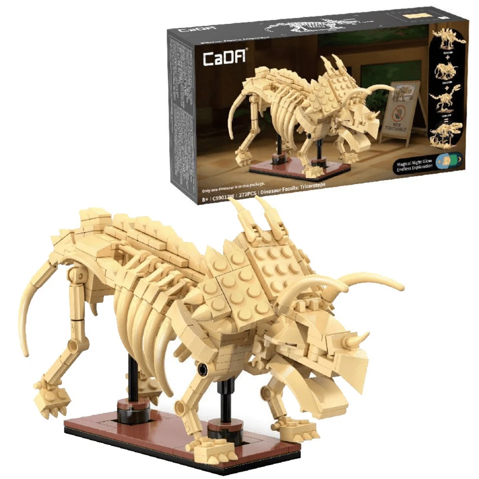 CaDA C59013W Dinosaur Fossils: Triceratops Brick Model 272pcs