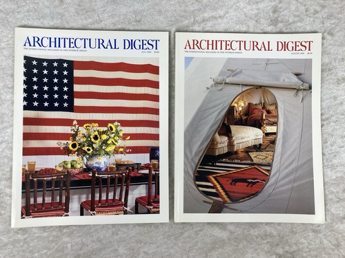 Vtg Architectural Digest Magazine Lot 1994 Luxury Ads 12 Total Complete No Label - Picture 8 of 14