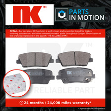 Brake Pads Set fits HYUNDAI SANTA FE Mk2, Mk3 2.2D Rear 2009 on NK 583022MA00