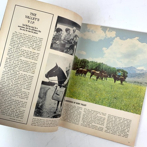 Vintage Summer 1965 Nevada Highways & Parks Magazine Joel McCrea in Ruby Valley - Picture 5 of 5