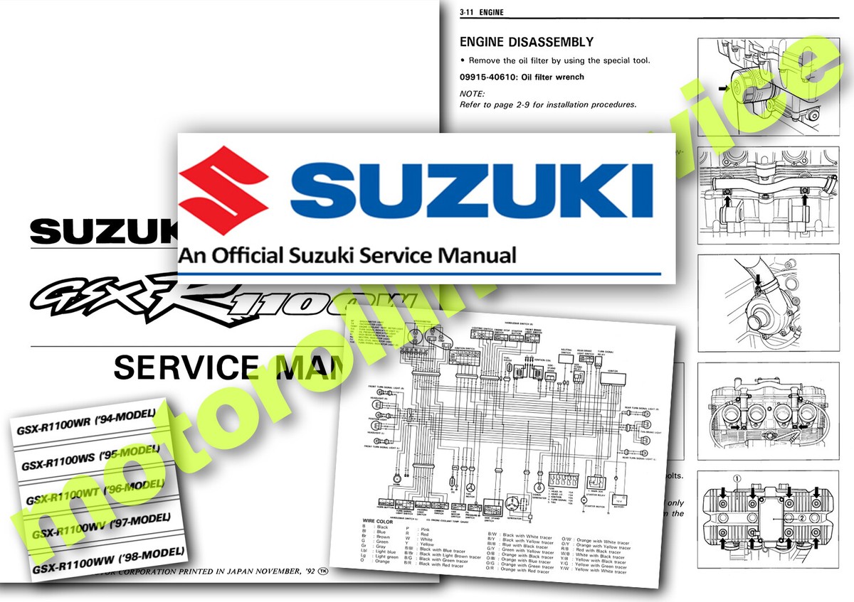 SUZUKI GSX-R 1100 サービスマニュアル（Suzuki GSX-R1100