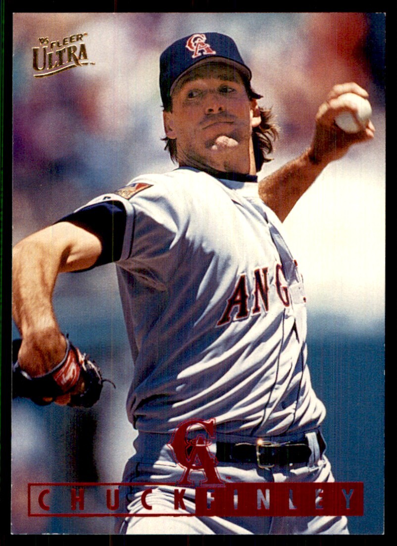 ちゃーりー 1995 Ultra Chuck Finley California Angels #268 | eBay