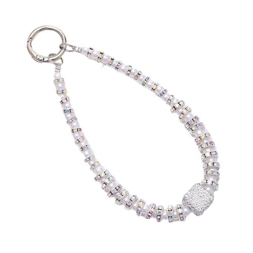 Bling-Perlen-Handgelenkkette, Telefon-Lanyard, kurzer Telefongurt New P3 - Photo 5 sur 16