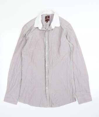 NEXT Mens Purple Polyester blend Size 14.5 Collared