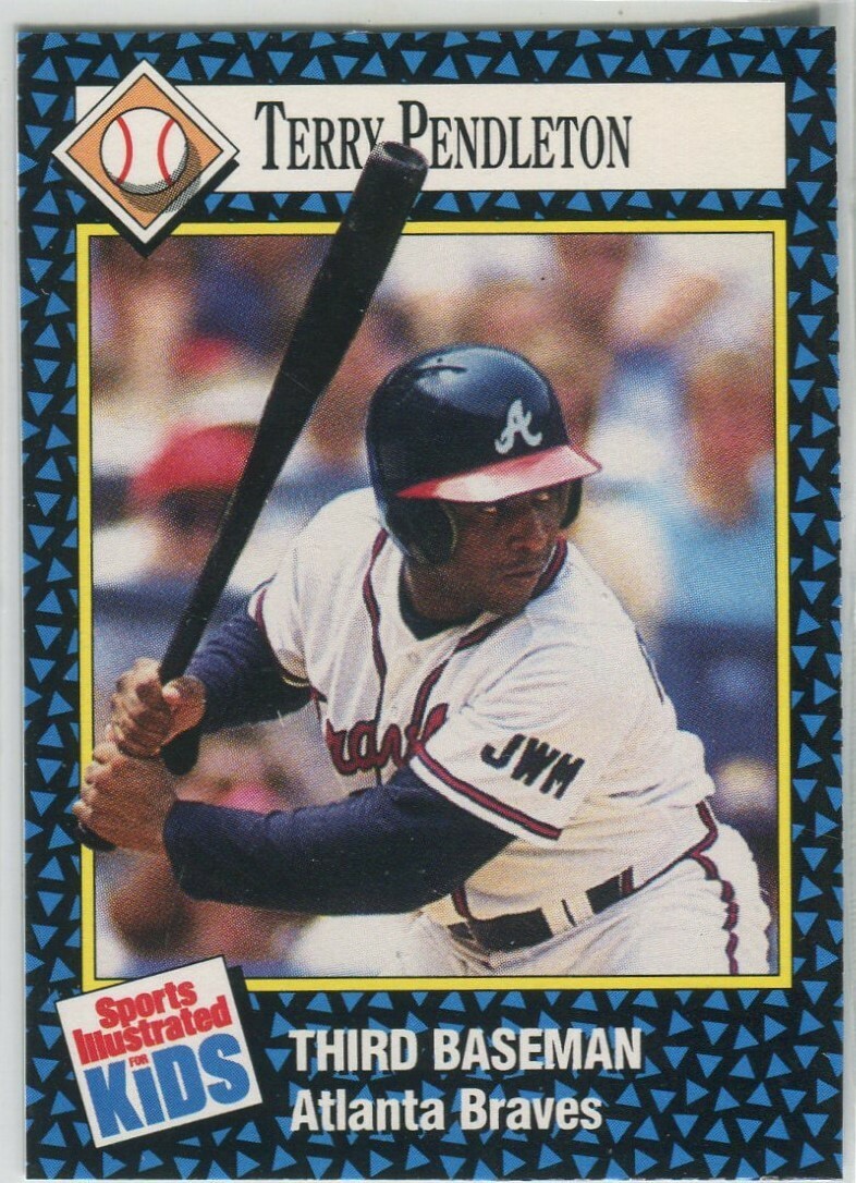 1992 Sports Illustrated for Kids Insert #24 Terry Pendleton Atlanta Braves