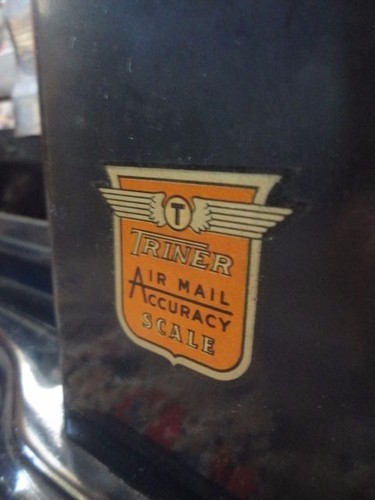 TRINER AIR MAIL ACCURACY Metal POSTAL SCALE ORIGINAL - Picture 8 of 12