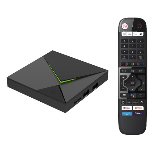 ANDROID 11 Smart Box 4K HDR 4+32GB Quad-Core Media Dual Band Wi-Fi BT Remote - Picture 6 of 6