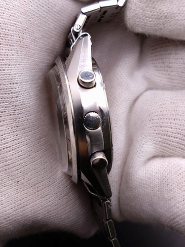 Vintage 1971 JAPAN SEIKO CHRONOGRAPH 7018-7000 23Jewels Automatic Rare, USED JP - Picture 10 of 11