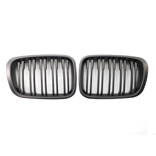 Matte Black ABS Car Front Kidney Grille For BMW 3 Series E46 (4 Door) 1998-2001 - Picture 2 of 4