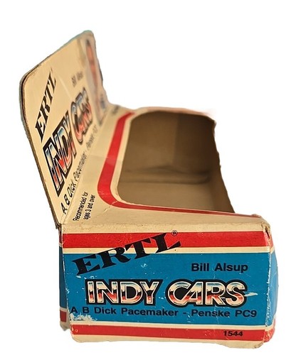 2 Neu im Karton Vintage Ertl Indy Rennwagen Rick Mears Guuld Charge & Bill Alsup Herzschrittmacher - Bild 7 von 11