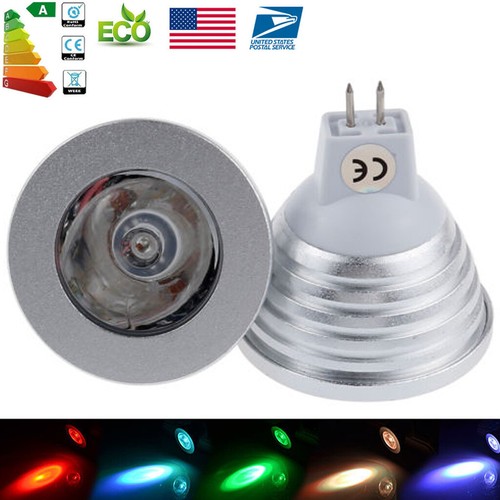 10X MR16 4W LED SpotLight Bulbs 16 Colors RGB Magic Changing Lamp&Remote Control - Picture 1 of 9