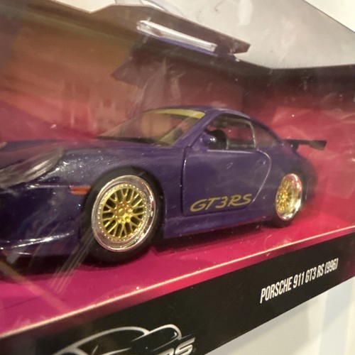 VHTF Jada 1:32 Pink Slips Purple Porsche 911 GT3 RS (996) 2025 NEW - Picture 5 of 7