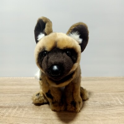 Rare Animals African Wild Dog Lycaon Sun Arrow Japan Plush Doll Toy MWT 10''
