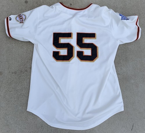 Majestic San Francisco Giants 55 Jersey World Series & Baseball Club Patches 52 - Picture 6 of 12