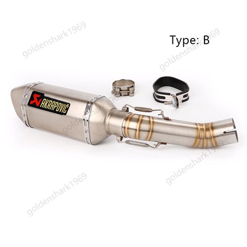 For Honda CBR500R CB500F CB500X 2018-2023 Mid Exhaust Link Pipe 51mm Muffler Tip - Picture 4 of 8