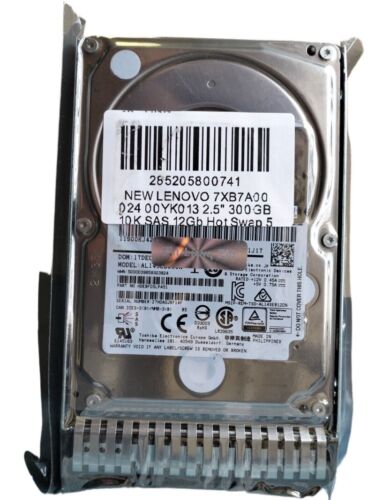 LENOVO 7XB7A00024 00YK013 2.5" 300GB 10K SAS 12Gb Hot Swap 512n HDD