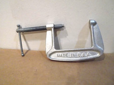 Vintage No. 6670 3โ Aluminum C Clamp Clamps- Made in USA