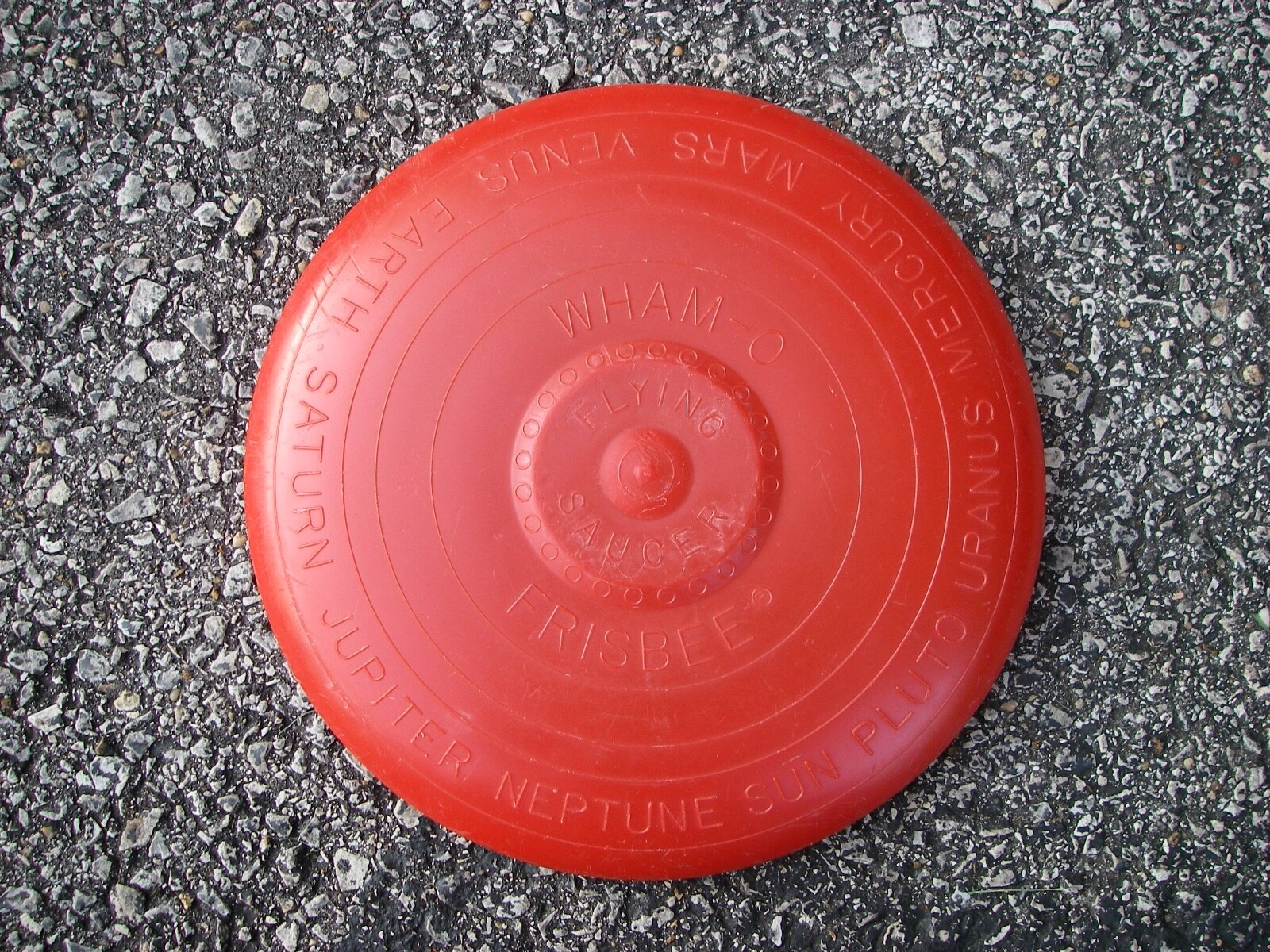 VINTAGE Red WHAMO FLYING SAUCER FRISBEE 1960's RARE eBay