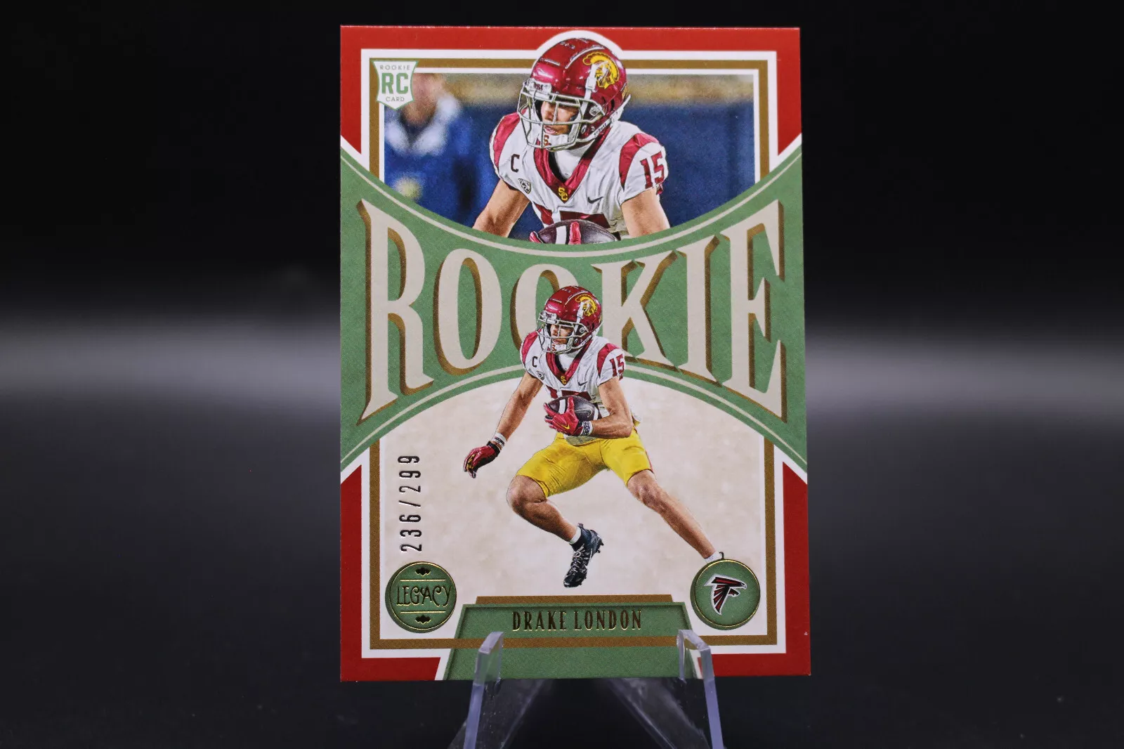 Drake London trading card