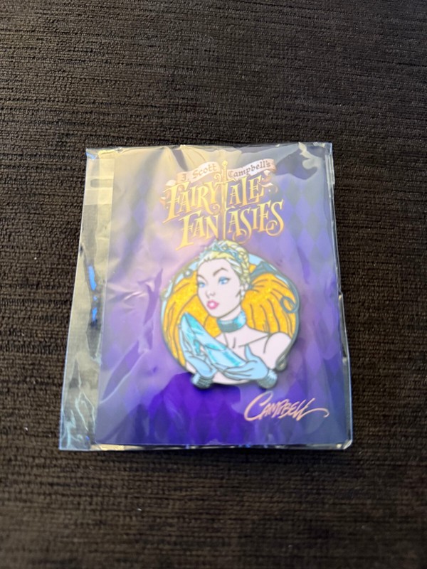 SDCC 2024 J Scott Campbell FairyTale Fantasies Enamel Pin Cinderella