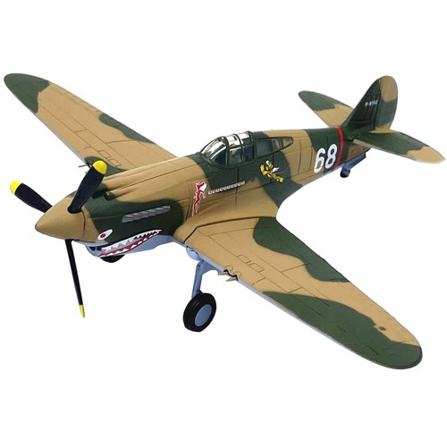 Modellino aereo da combattimento americano P40 in lega pressofusa 13,5 cm 1/72 aeromodello aviazione - Foto 3 di 12