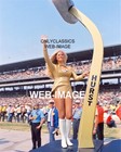 1972 SEXY LINDA VAUGHN HURST PACE CAR 8x10 PHOTO INDY 500 PINUP CHEESECAKE LEGS!