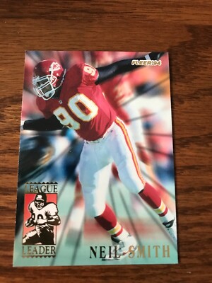1994 Fleer League Leaders Neil Smith Chiefs