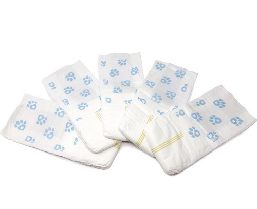 Medium Male Dog Wraps | Disposable Dog Diapers | 1-Tab | 24 Count - Picture 3 of 9