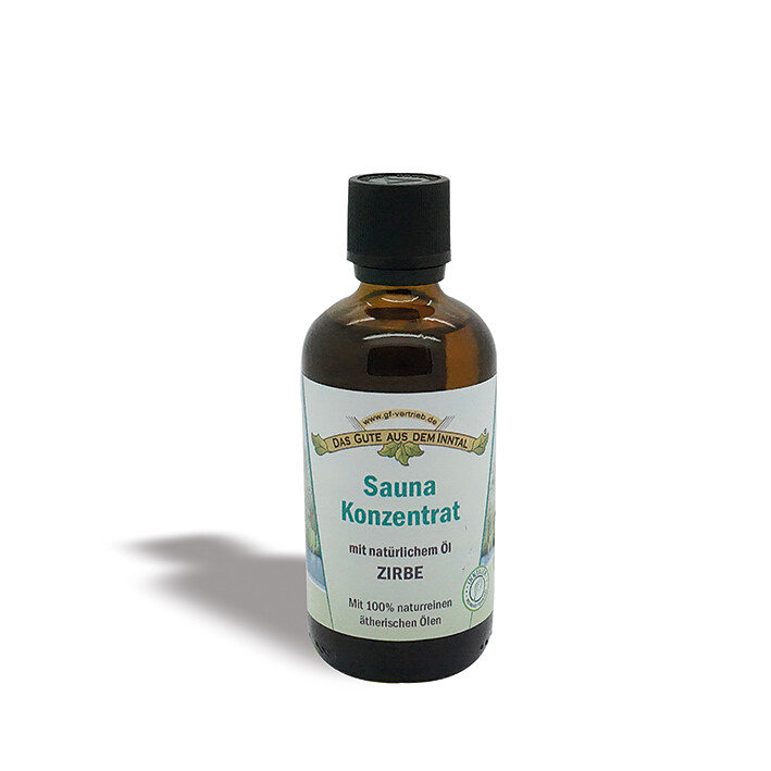 Sauna Konzentrat Zirbe 100 ml - Saunaduft Aufgussmittel Saunaaufguss