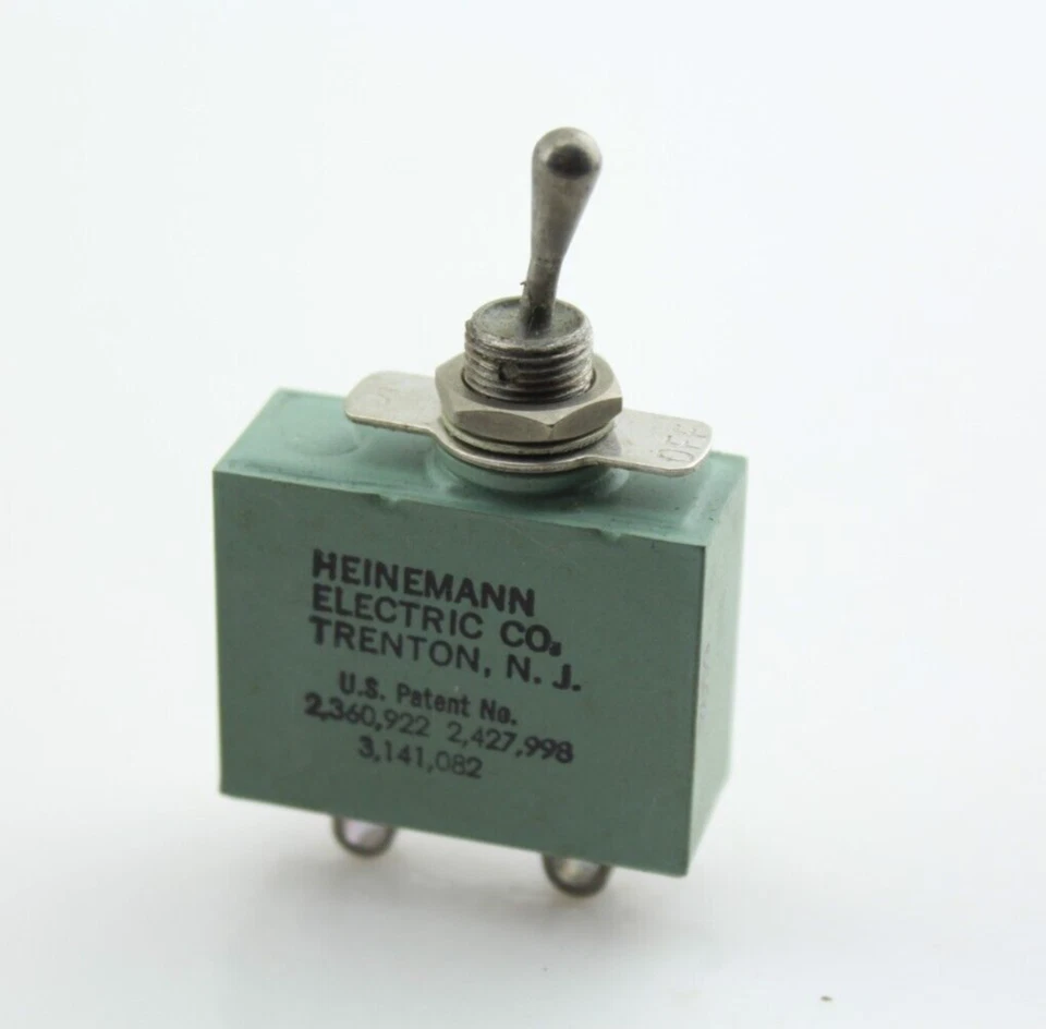 Interruptor de palanca de encendido y apagado HEINEMANN PSM3 NUEVO DE COLECCIÓN 1966 5A 50V CC MAX Curve Inst Foto 2 de 4