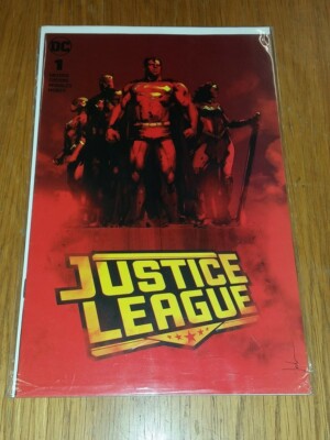 JUSTICE LEAGUE #1 FORBIDDEN PLANET VARIANT DC AUG 2018 NM (9.4 OR BETTER)