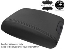 Schwarze Echte Leder Armlehnenabdeckung Passt Für Jeep Wrangler 2011-2017